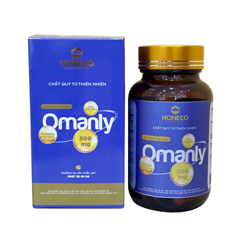 Viên nang sữa ong chúa Omanly - Mật Ong Tam Đảo - Công Ty Cổ Phần Ong Tam Đảo